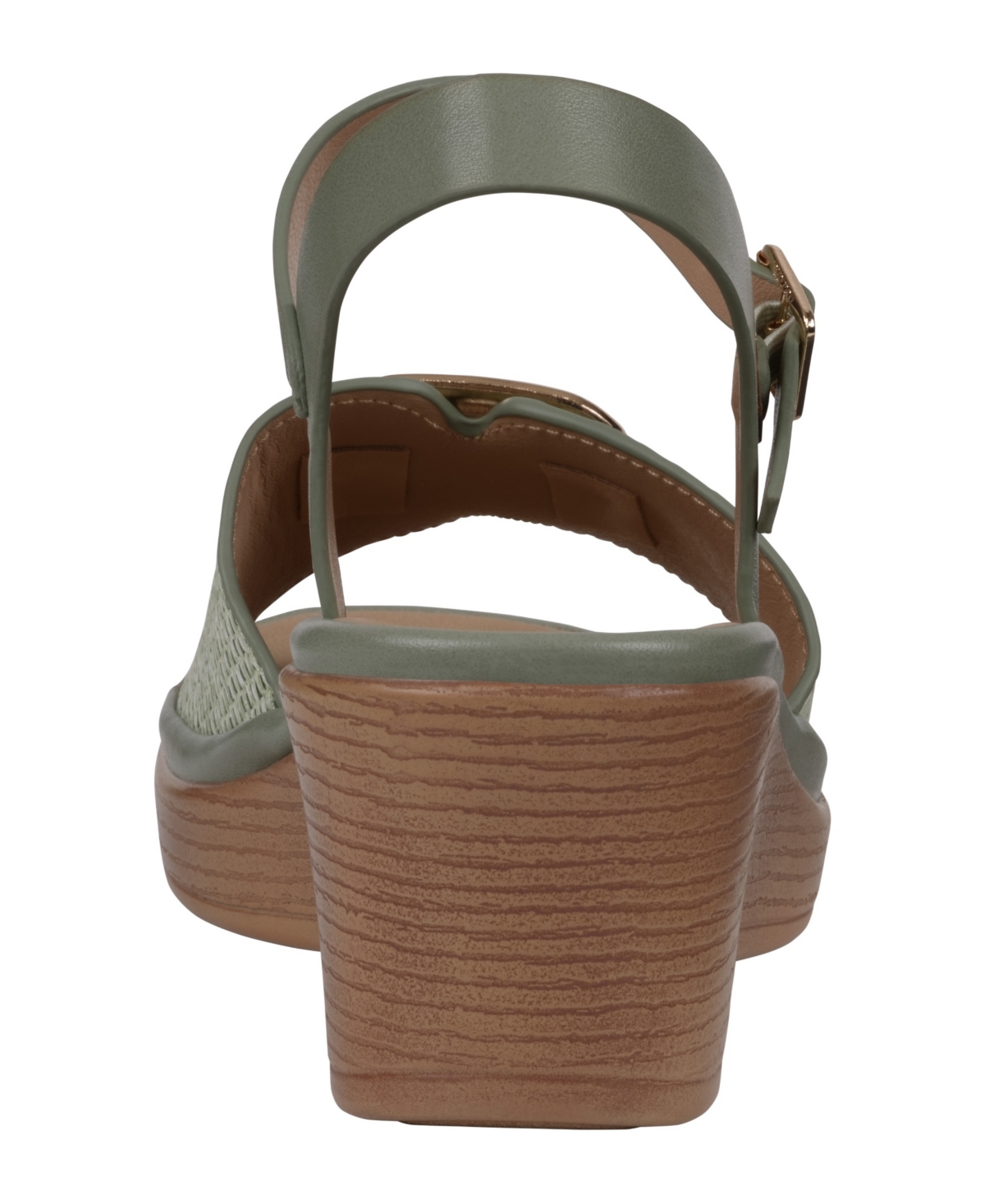 Gc Shoes Fia Buckle Wedge Sandal In Mint