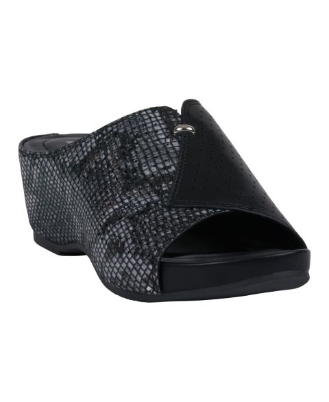 Женские сандалии GC Shoes Dacia Slip On Wedge, цвет: Чёрный
