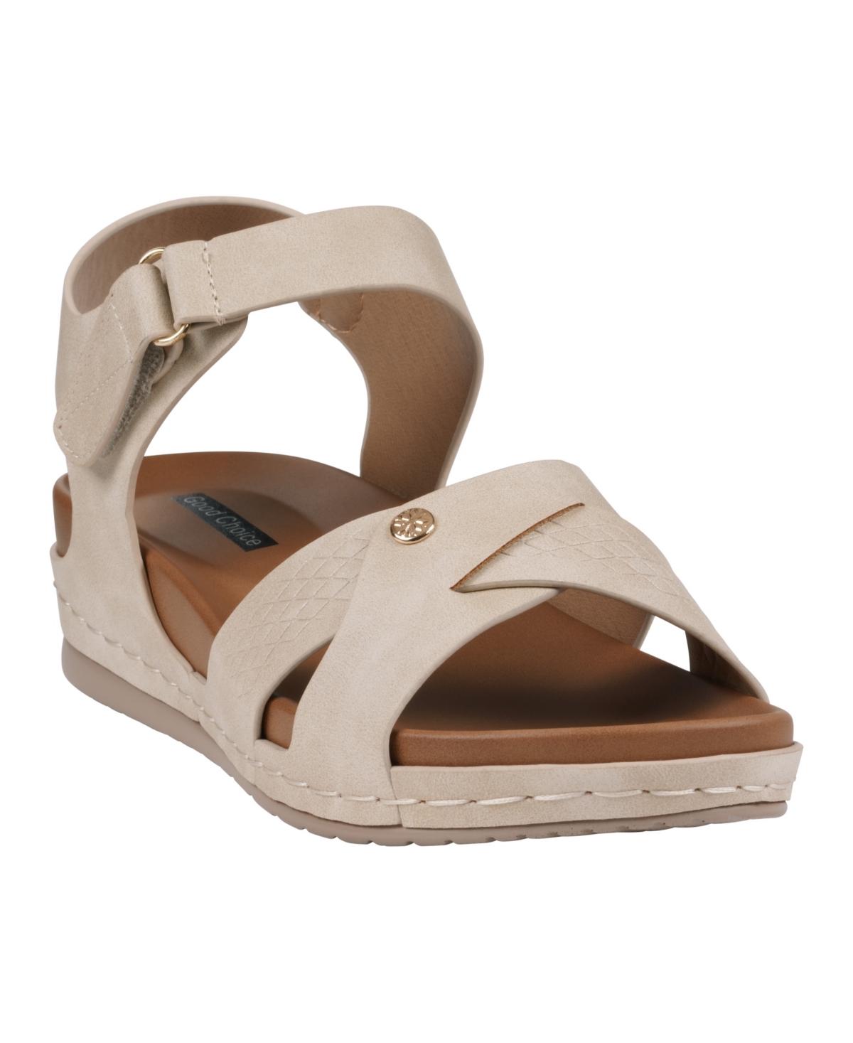 Women's Nala Comfort Wedge Sandals - Tan