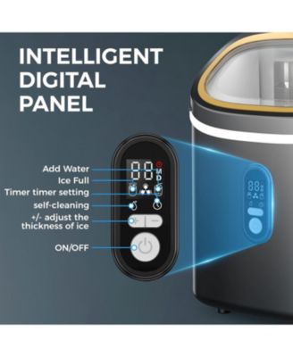 30Lbs/Day Home Portable Cube Ice Maker Includes Ice Scoop and Basket