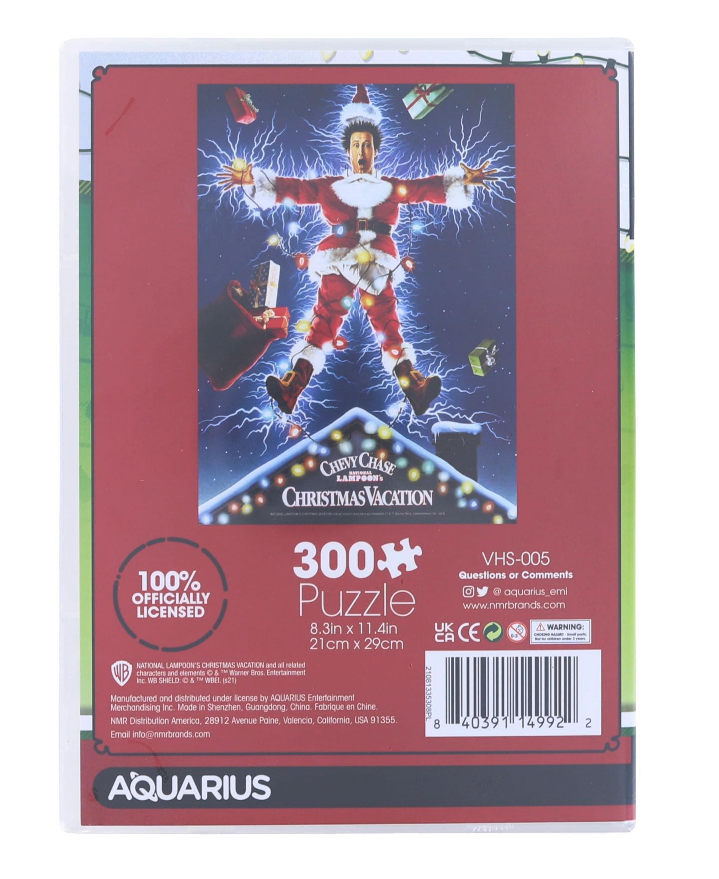 Детский пазл NMR Distribution Christmas Vacation VHS Box 300 Piece Puzzle, Ages 12+ — фото 3