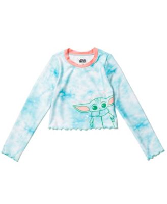 Little Girls Star Wars Yoda Rash Guard and Bikini Bottom