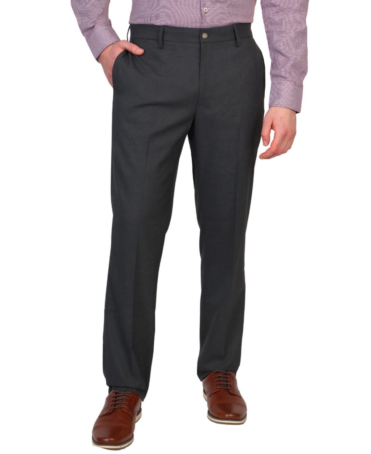 Men's Tailored Stretch Dress Pants - Graphite