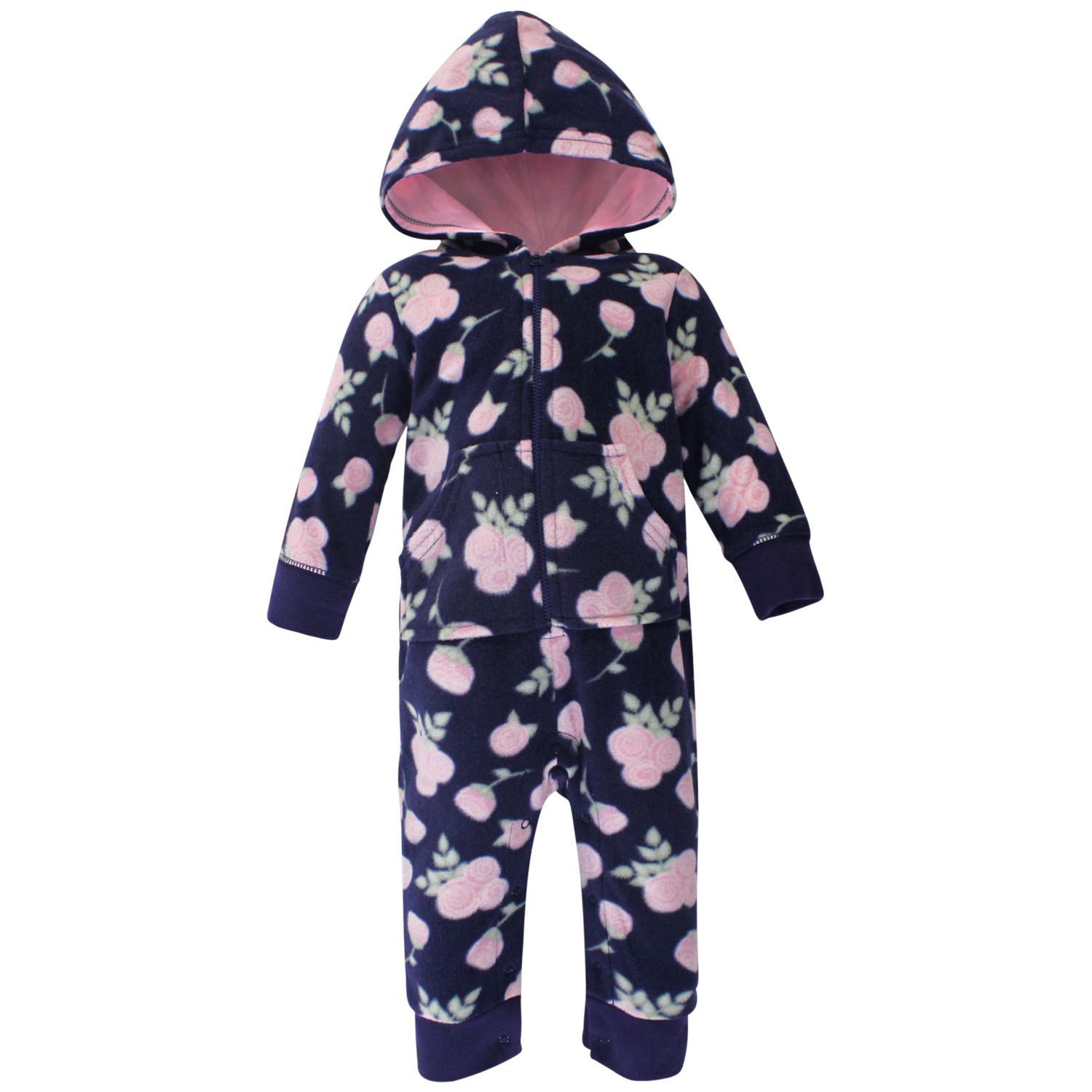 Baby Girls Fleece Jumpsuits, Coveralls, and Playsuits