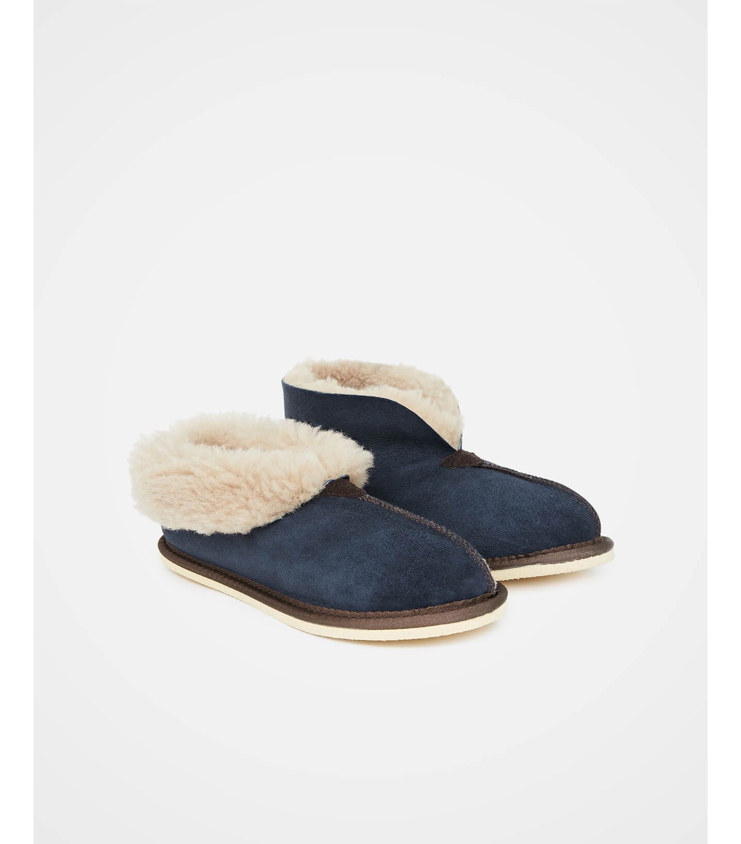 Женские тапочки Celtic & Co. Shearling Bootee Slippers, цвет: Синий — фото 1