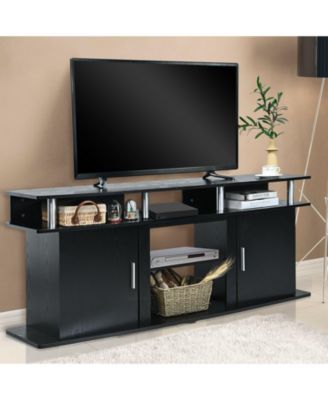 63 Inch TV Entertainment Console Center with 2 Cabinets