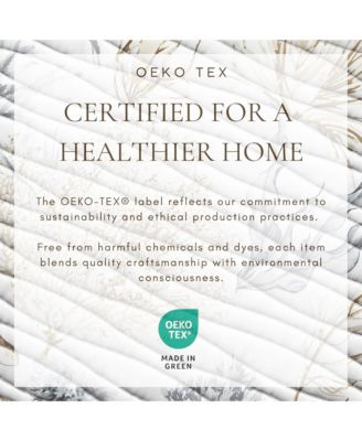 Coastal Coral Stitched Quilt Set with Shams