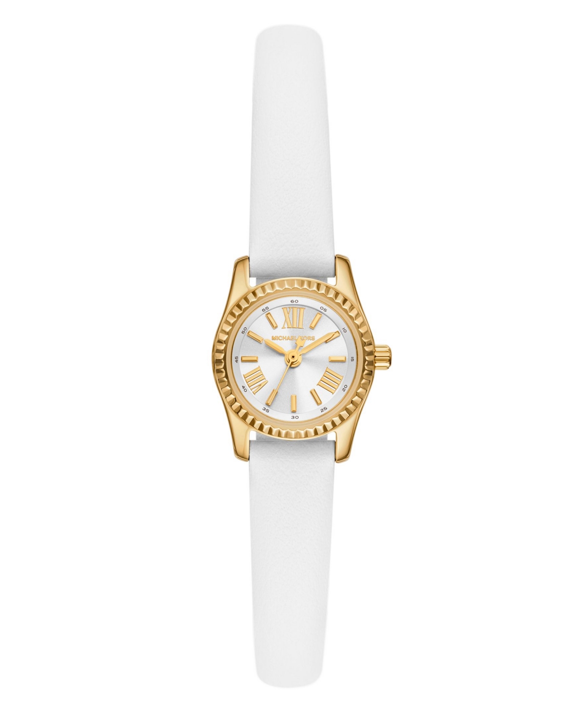 Michael Kors Micro Kensington Watch, 19mm In White