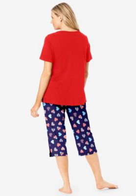 Women's Dreams and Co. 2-Piece Capri PJ Set