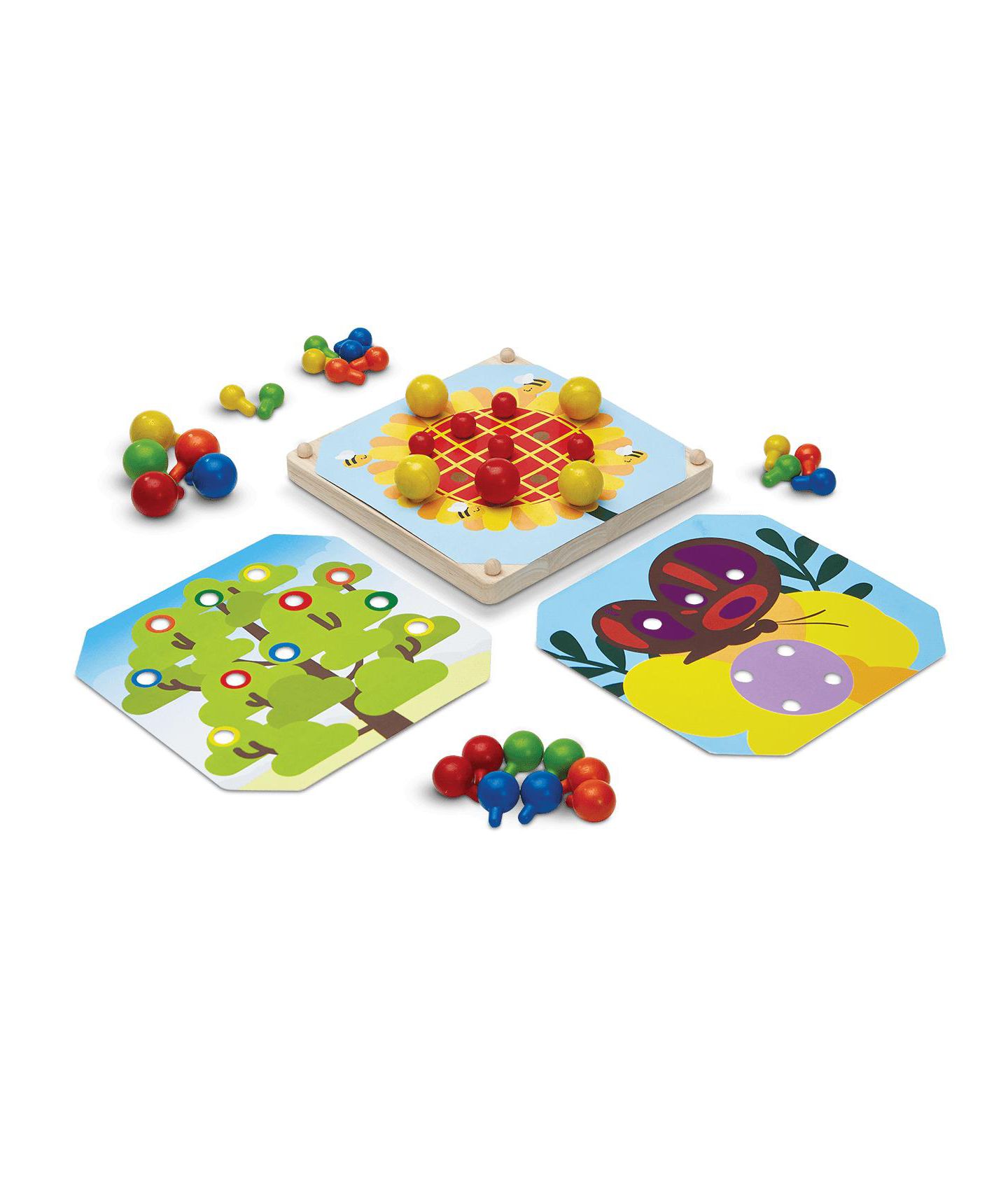 Детские игрушки PlanToys Creative Peg Board — фото 1