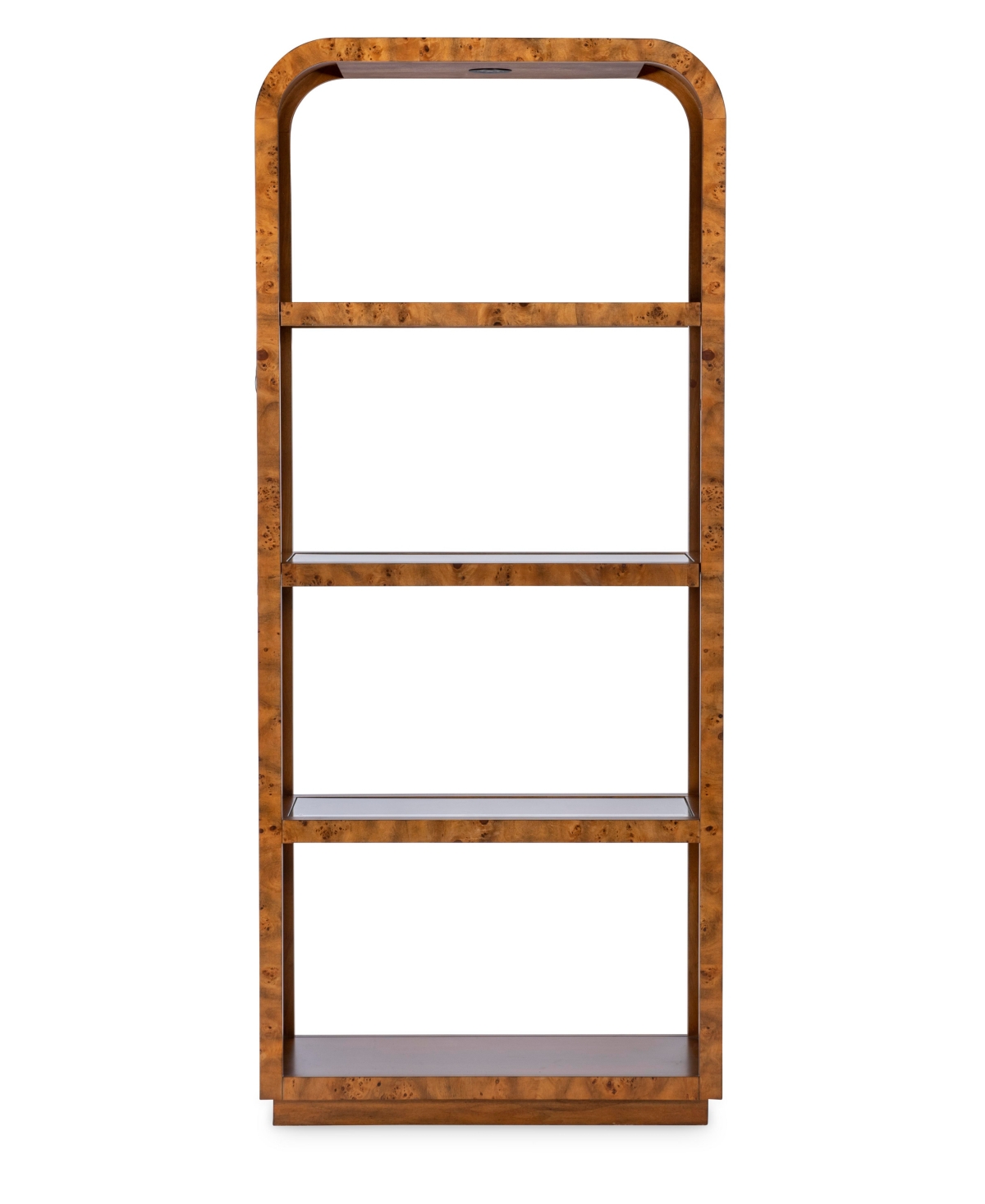Macy's Prescott Mappa Burl Etagere In Brown Mappa