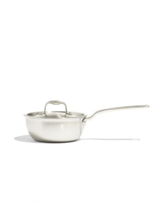Stainless Steel Clad 2-Quart Saucier with Lid
