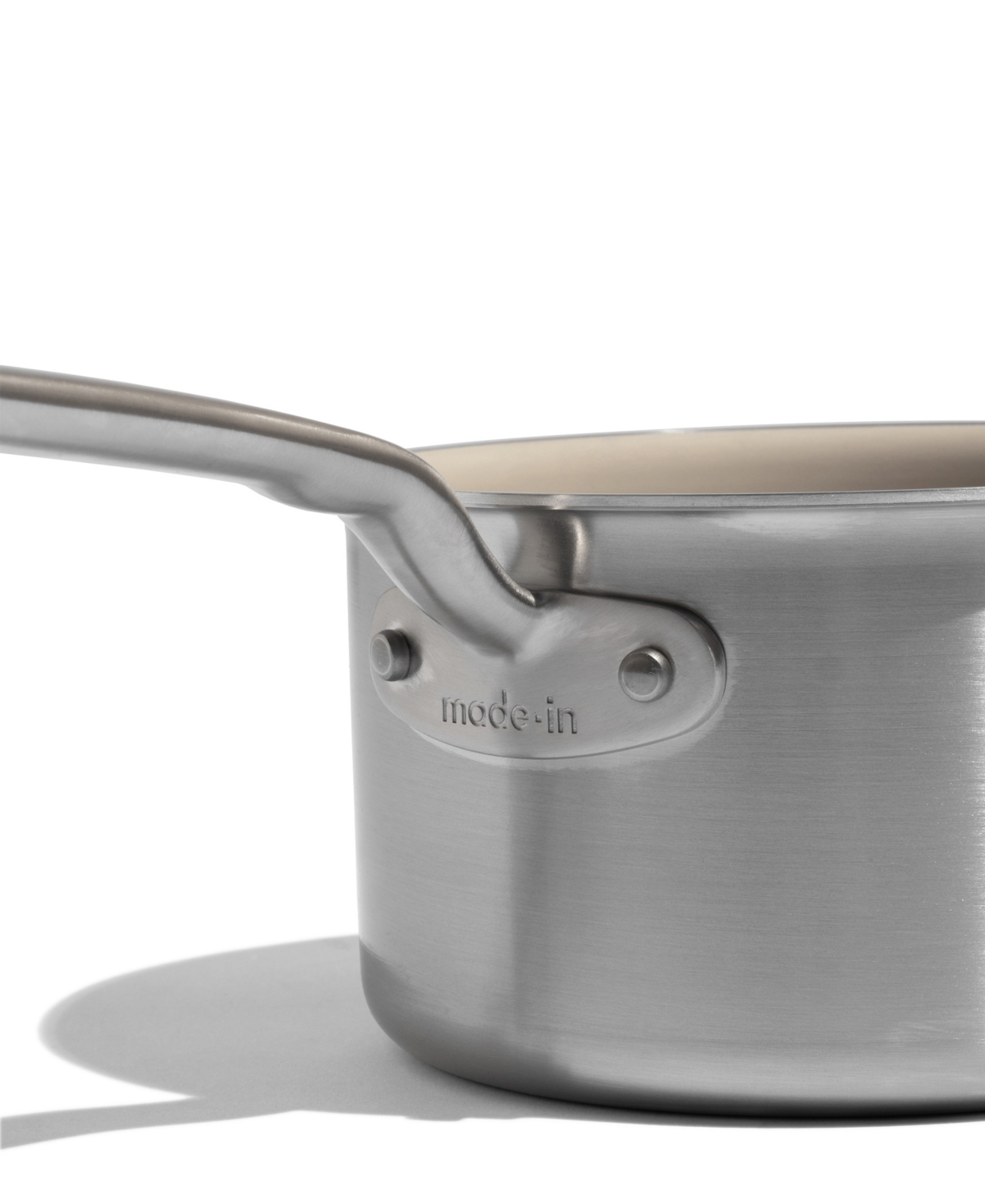 Made In Ceramiclad 2 Qt. Nonstick Saucepan And Lid