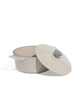 Enameled Cast Iron 5.5-Quarts Round Dutch Oven with Lid