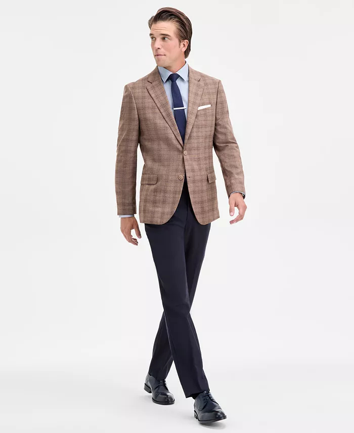 Men's Modern-Fit Stretch Pattern Sport Coat - thumbnail 8