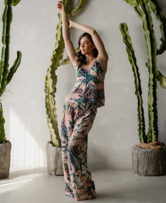 Women's Floral Cami Pant Lounge Set