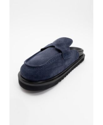 Laven Suede Leather Clogs