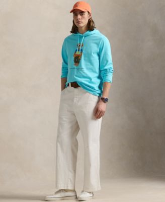 Men's Polo Bear Jersey Hooded T-Shirt