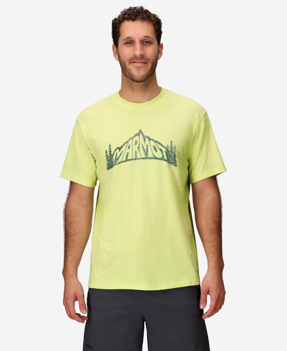 Men's Peaks and Trees Short Sleeve T-Shirt - Matcha