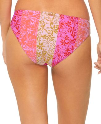 Juniors' Sunday Ruched-Side Bikini Bottoms