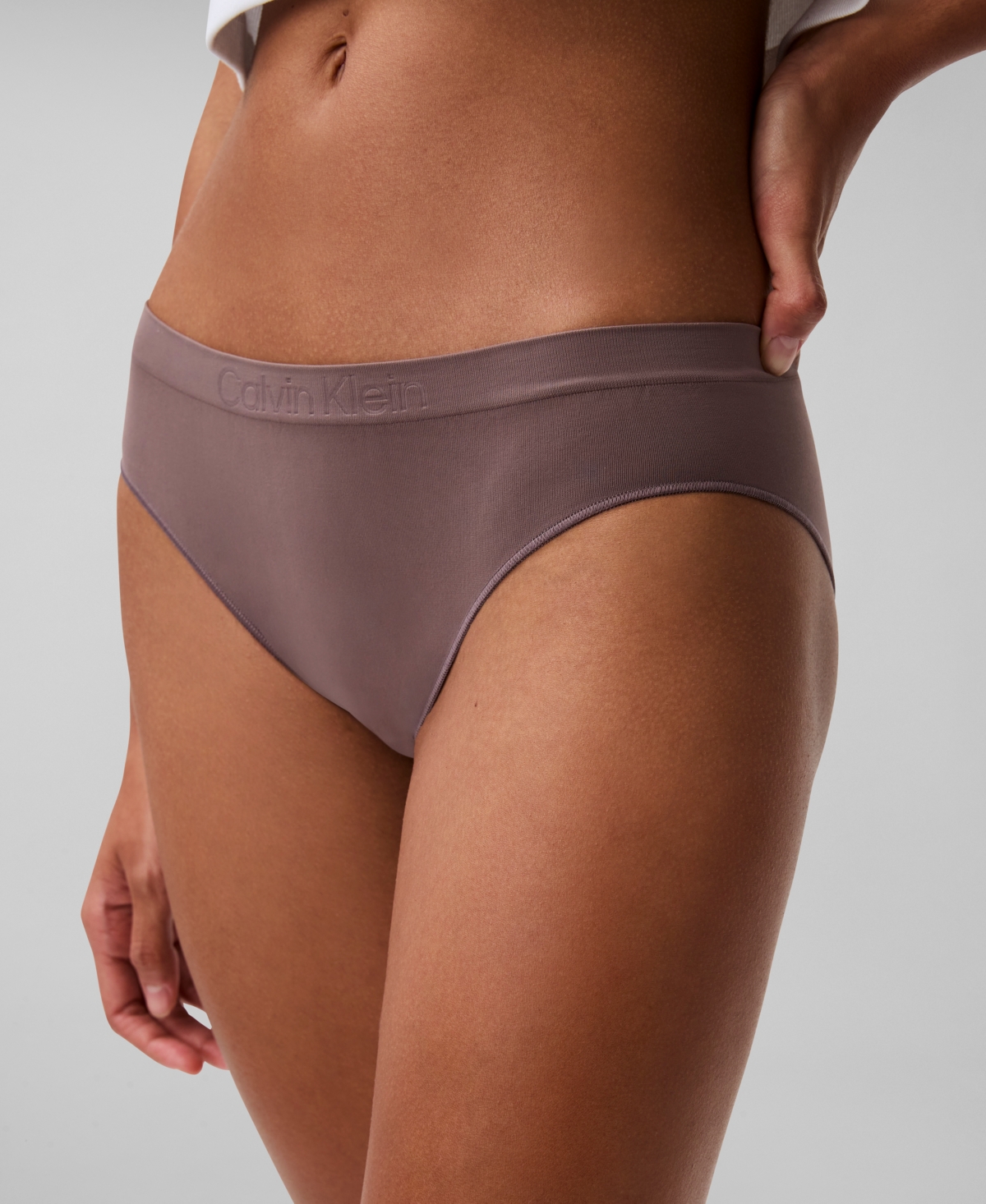 Calvin Klein Women's Bonded Flex Bikini Underwear QD3960 - Sparrow