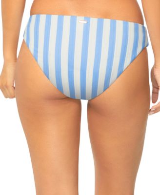 Juniors' Sunday Ruched-Side Bikini Bottoms