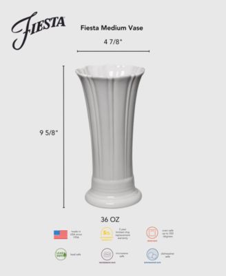 Linen Medium Vase, 36 oz.