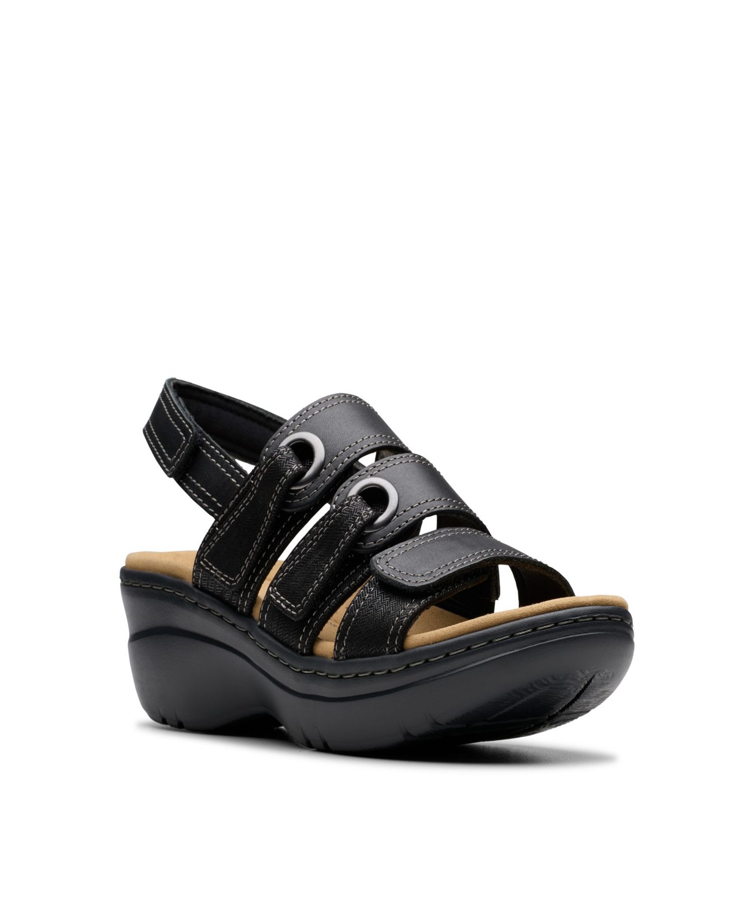 Merliah2 Bali Wedge Leather Casual Sandals