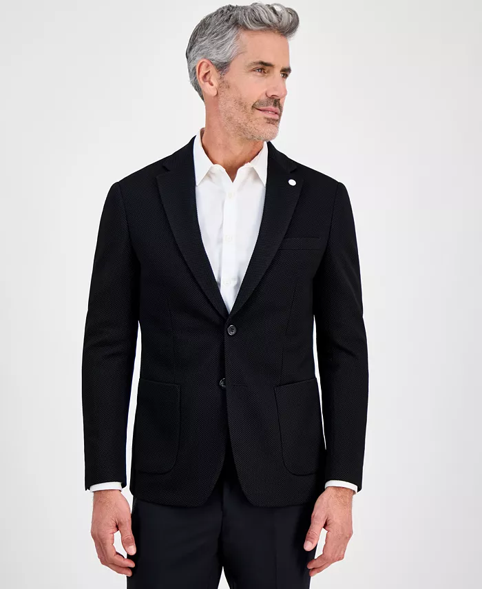 Men's Slim-Fit Waffle Stretch Sport Coat - thumbnail 5