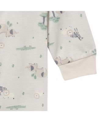 Baby Boys Footless Pajamas with Reverse Zipper, 3-Pack