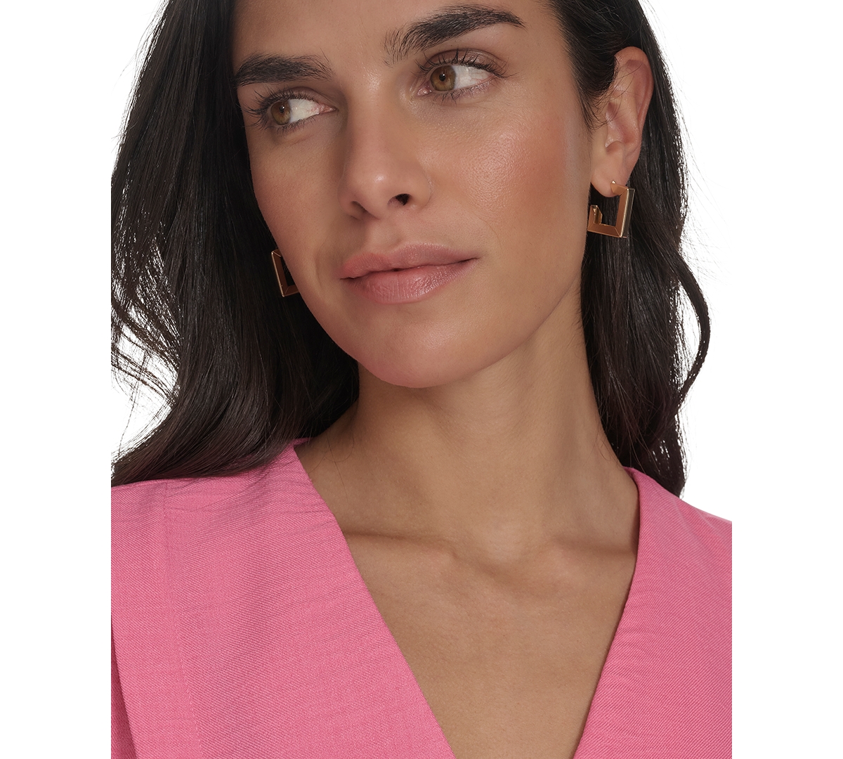 Calvin Klein Women's Tie-waist V-neck Midi Dress In Azaela
