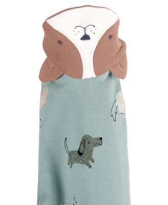 Baby Boys Cotton Dog-Print Sleep & Play Pajamas