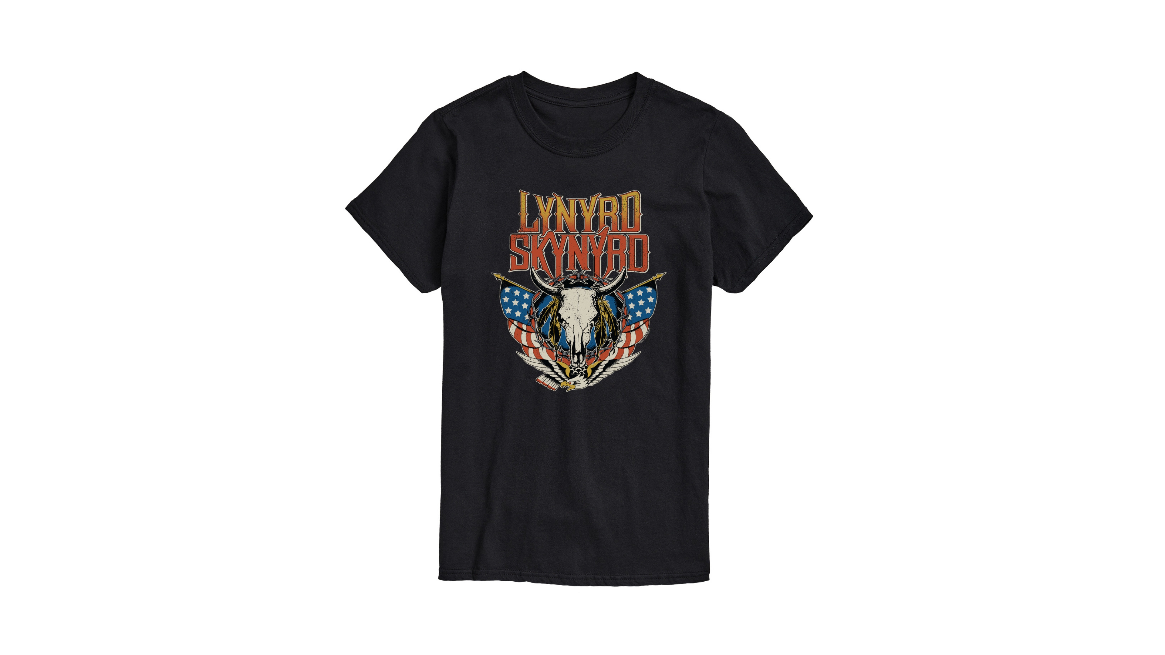 Airwaves Men's Lynyrd Skynyrd Americana Short Sleeve T-Shirt