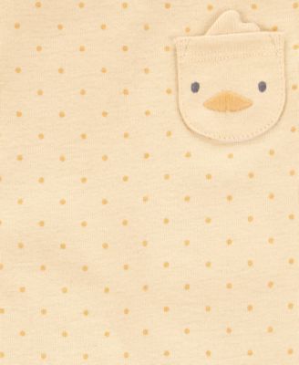 Baby Girl Printed Animal Short-Sleeve Bodysuits, 5 Pack