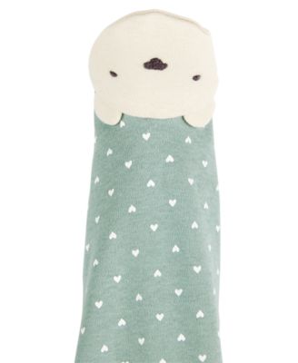 Baby Girls Cotton Bear Sleep & Play Pajamas