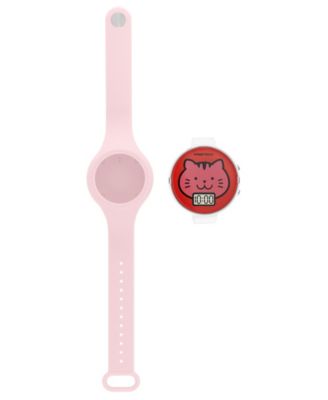 Kid's Quartz Happy Pals Pink Silicone Watch, 30mm