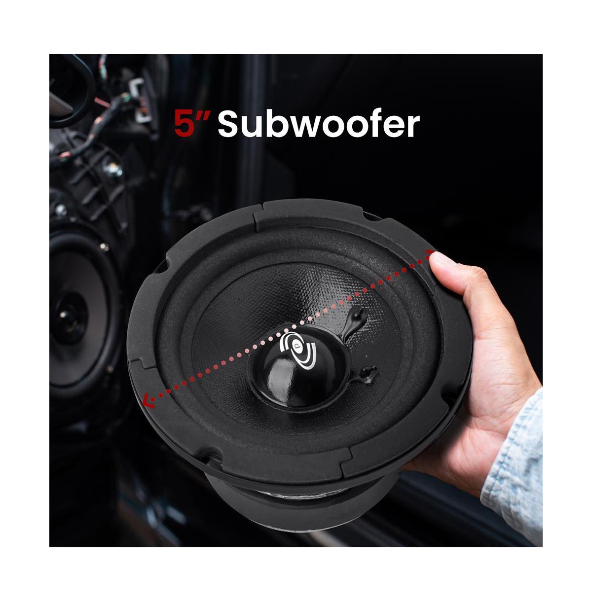 Pyle 5" High-Performance Mid-Bass Mid-Range Woofer Driver - PDMR5