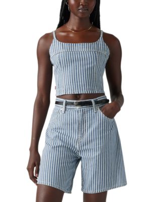 リーバイス Levis 【 Jadine Denim Cami Tank Mischa Women 】 ファッション レディースファッション トップス タンクトップ Jadine Denim Cami - Medium Wash | Levi's® US