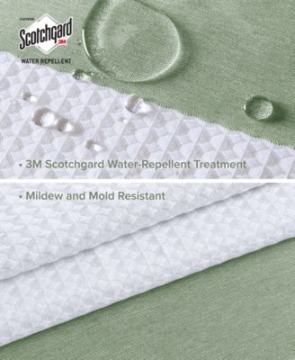 Spa Waffle 3M-Scotchgard™ Shower Curtain, 72" x  72"