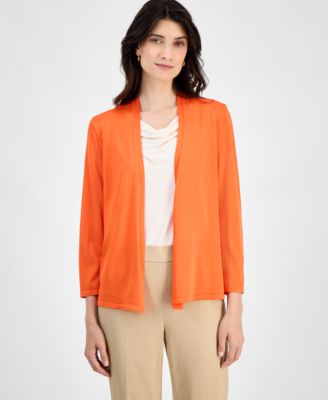 Kasper - Women's Open-Front A-Line Cardigan
