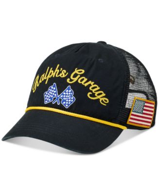 Polo Ralph Lauren Men's Ralph's Garage Canvas Trucker Cap