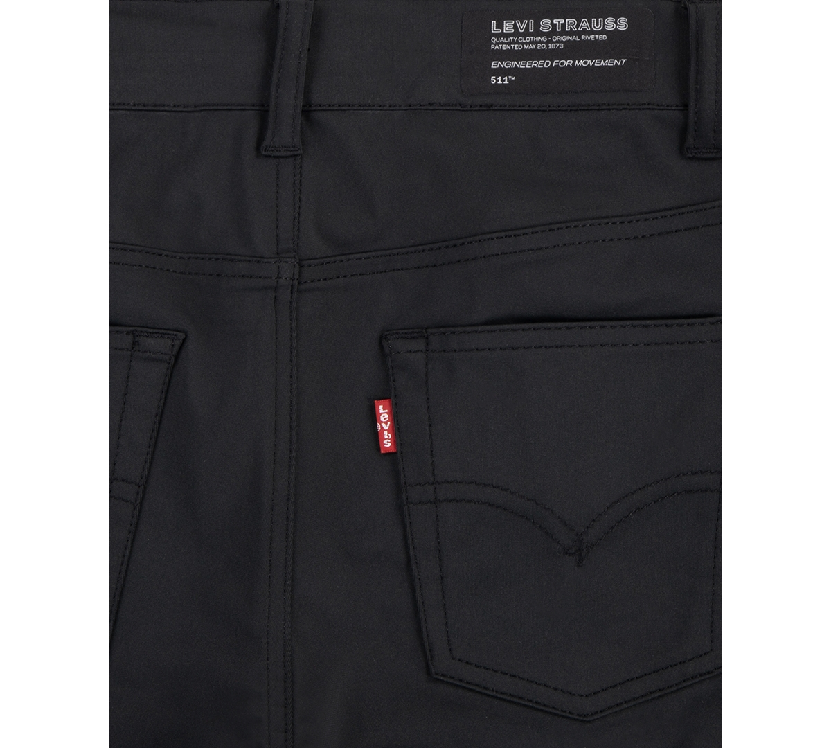 LEVI'S BIG BOYS 511 SLIM FIT PERFORMANCE STRETCH SHORTS 