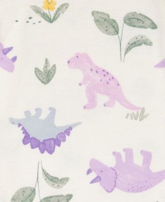 Baby Girls Dinosaur Little Character Bodysuits & Pants, 3 Piece Set