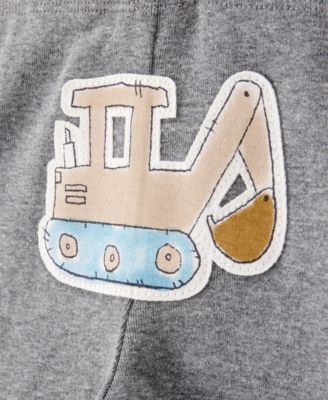 Baby Boys Construction Little Character Bodysuits & Pants, 3 Piece Set