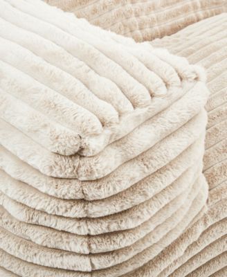 26" Corduroy Foam Bean Bag Sofa