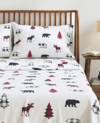 Ultra-Soft Turkish Cotton Flannel Christmas Print Sheet Set