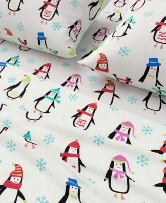 Ultra-Soft Turkish Cotton Flannel Christmas Print Sheet Set