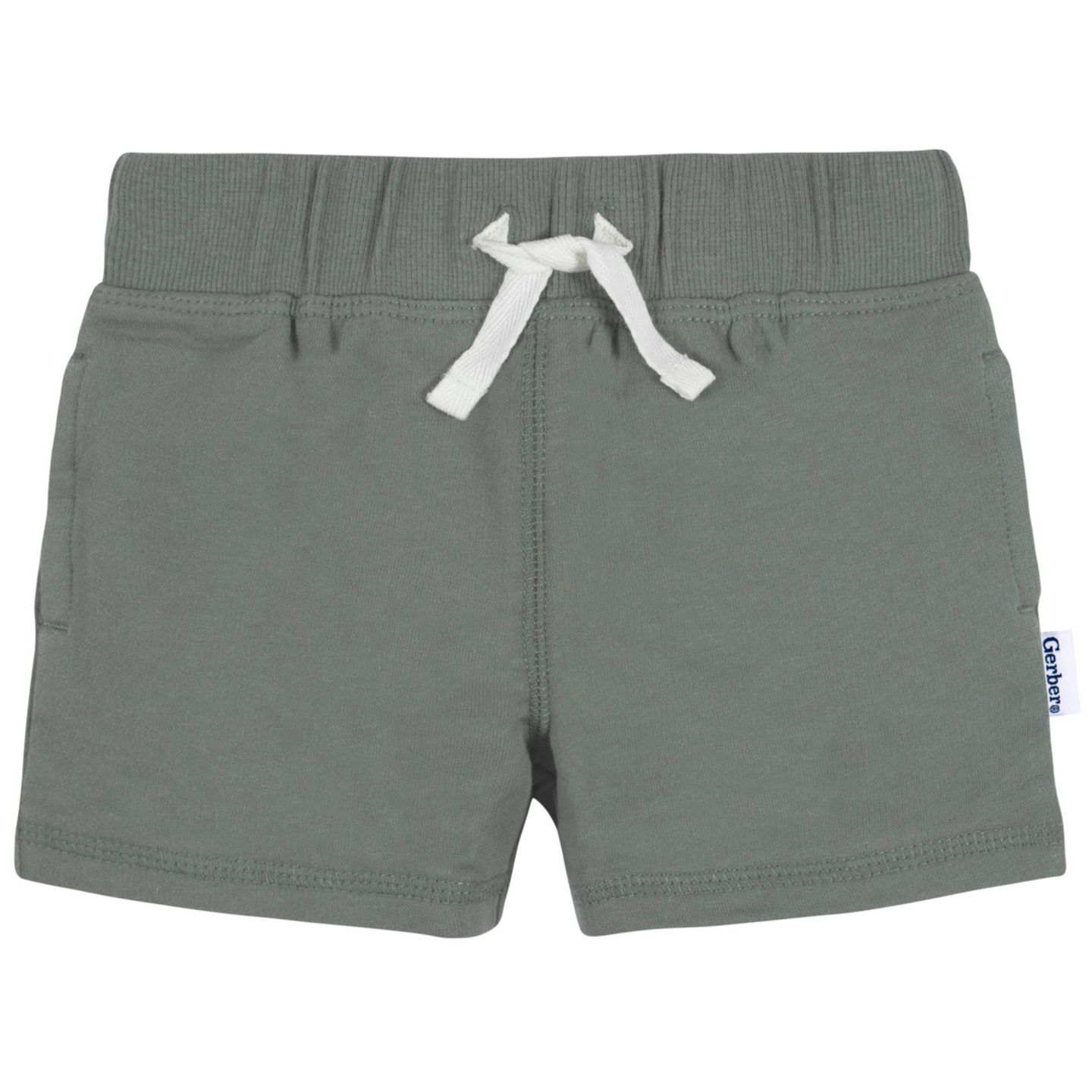 Шорты Gerber 3-Pack Pull-On Knit Shorts, Gray and Black, 18 Months для мальчиков-малышей, цвет: Камуфляжный — фото 4