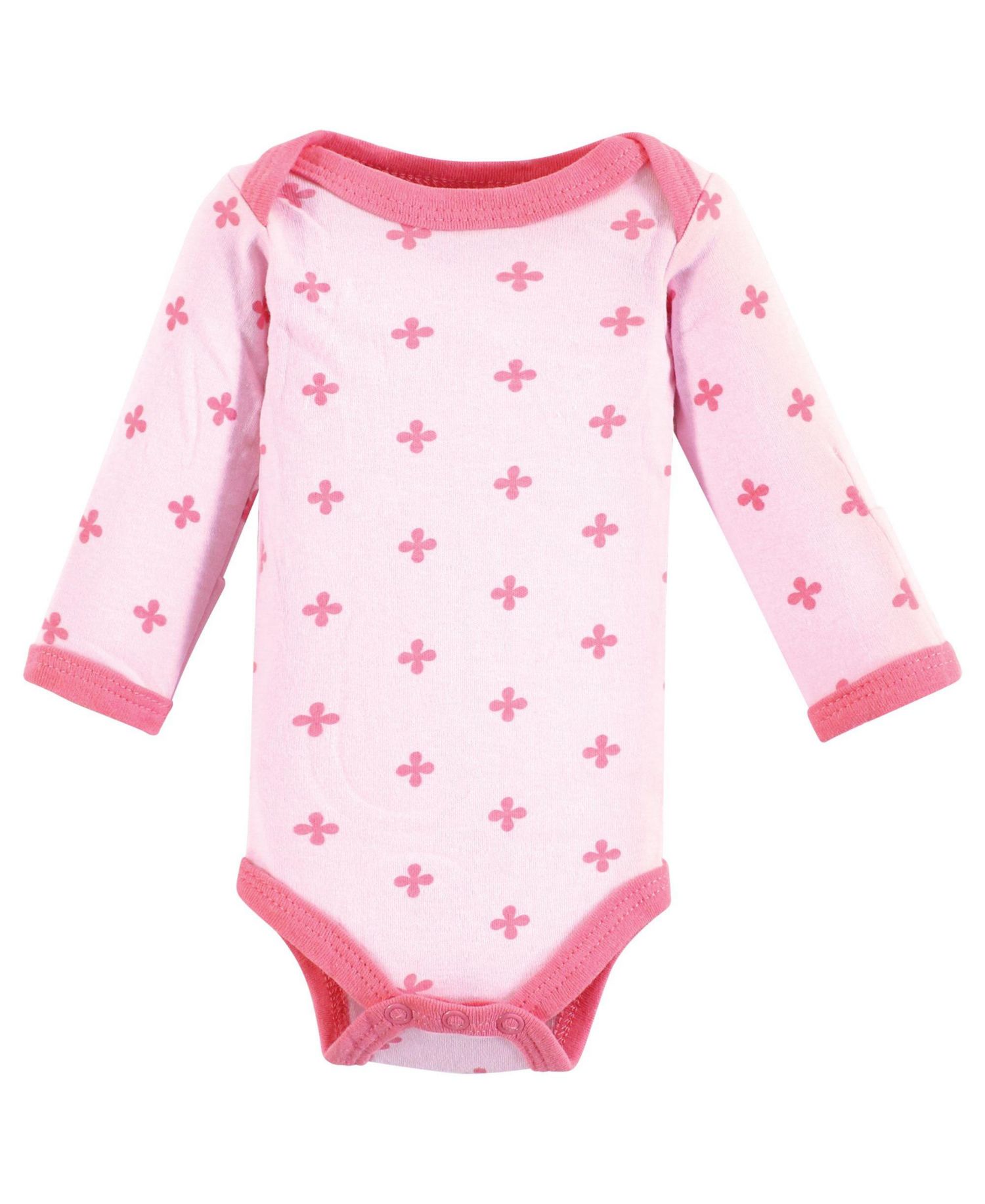 Baby Girls Preemie Long Sleeve Bodysuits 3pk - Foxy