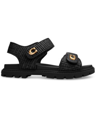 Brynn Straw Open Toe Casual Sandals